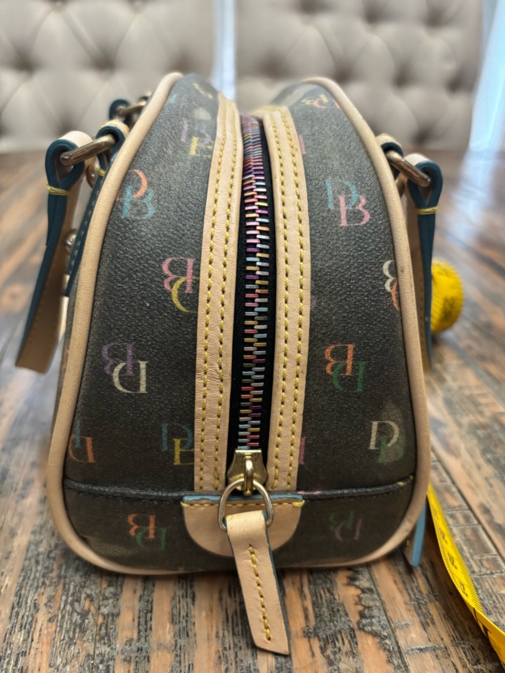 Dooney & Bourke Signature Mini Bowler Bag - Picture 5 of 16
